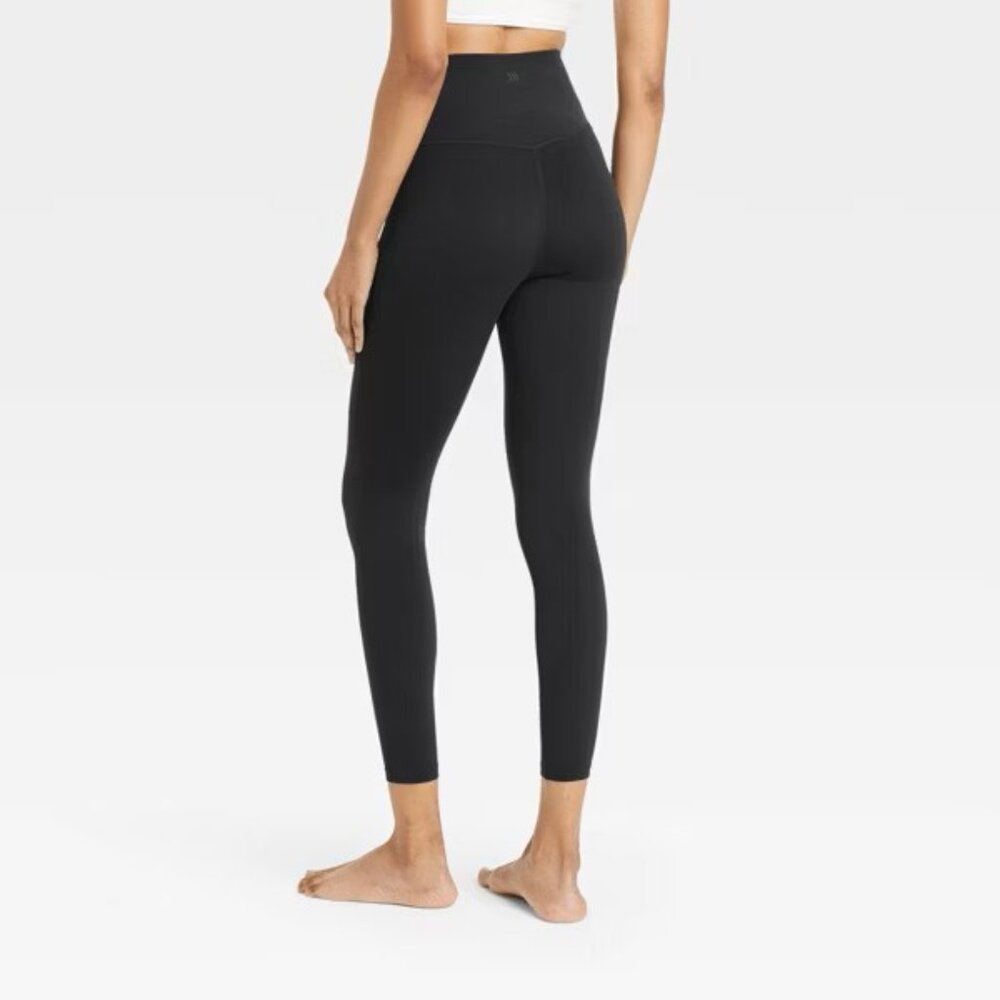 All in Motion - Women's Effortless Support High-Rise 7/8 Leggings Black - Size - Picture 3 of 3